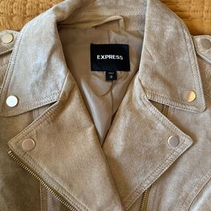 EUC suede leather jacket